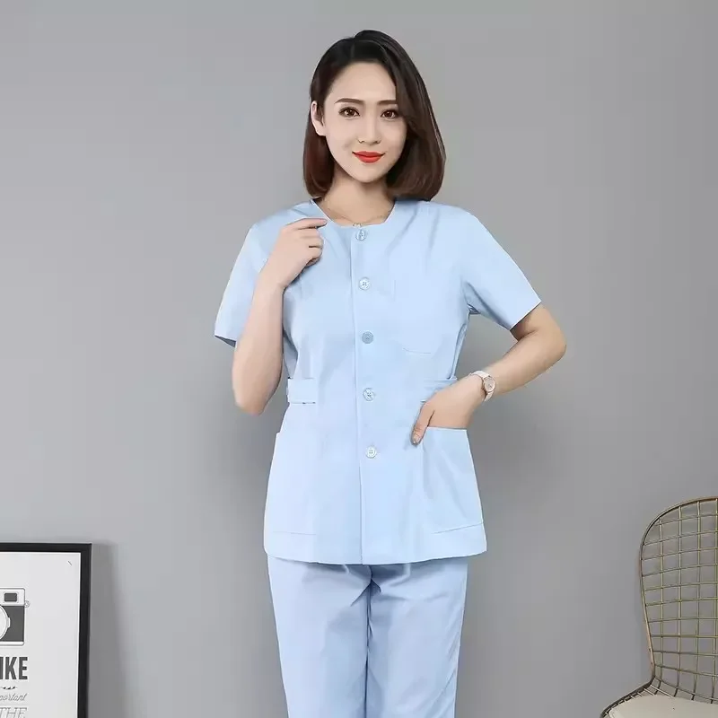 Medical Suit Hospital Outdoor Jacket Doctors Clothing Scrubs Tops Nurse Uniform Dental Clinic Workwear Lab Coat