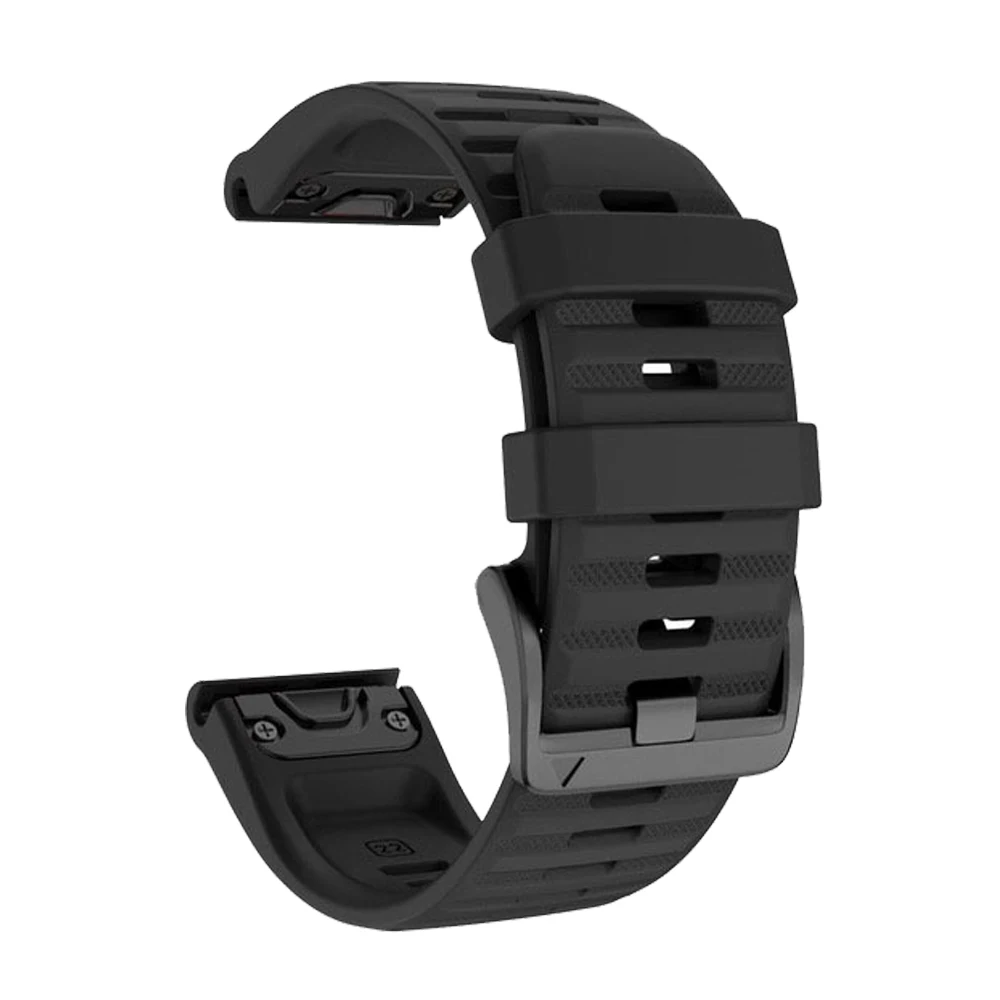 Replacement 22 26mm QuickFit Silicone Bracelet Strap For Garmin Fenix 7X 7 Solar 6X 6 Pro 5 5X Plus Strap Smart Watchband Correa