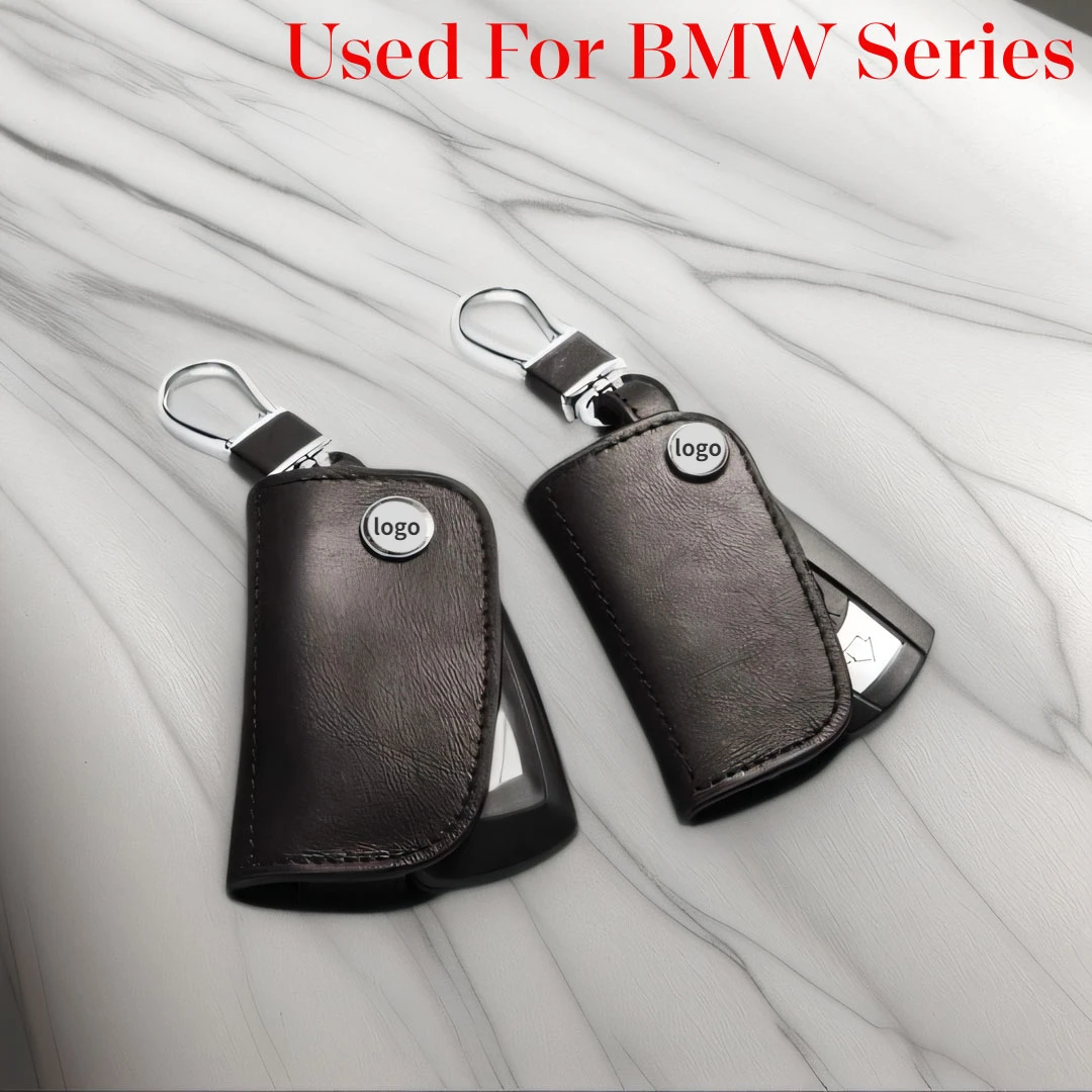 Car Key Case Genuine Leather for Bmw E92 X3 E83 E91 M4 F40 X5 E70 X7 X4 G05 G30 Serie 1 X1 U11 F34 Keychain Vehicles Keys Holder