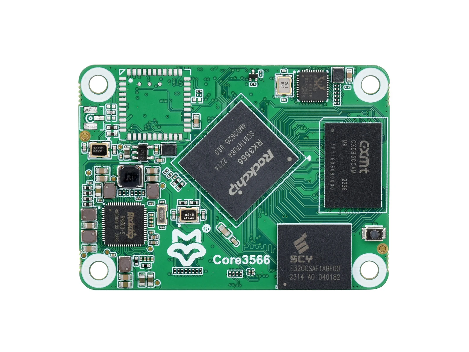 Core3566 Module, Rockchip RK3566 Quad-core Processor, Options For RAM / eMMC/ wirelessg, Compatible With Raspberry Pi CM4