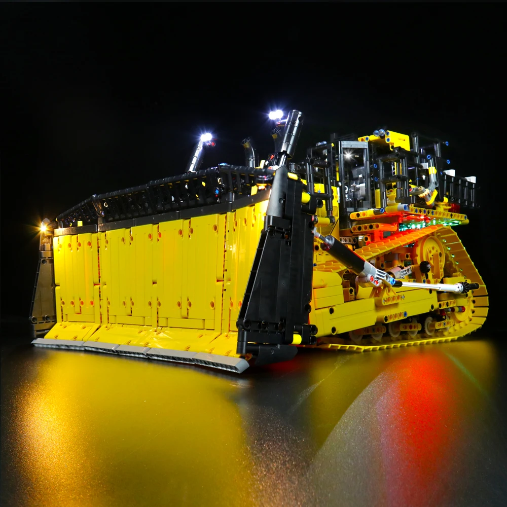 Vonado LED Lighting Set for 42131 App-Controlled Cat D11 Bulldozer Collectible Bricks Light Kit, Not Included the Building Model