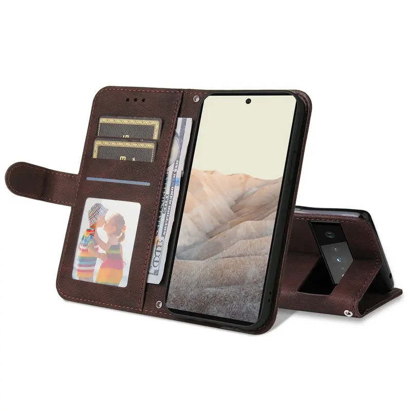 Pixel 9 6A 7 Pro 8 A Premium Luxury Case Leather 360 Protect Wallet Book Skin for Google Pixel 7A Case Pixel 6 A 8A Flip Cover