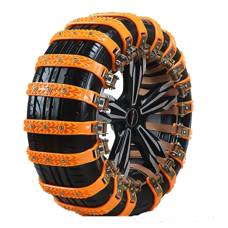 Universal Winter Anti-skid Car Truck Wheels Tyre Tire Snow Ice Chains Belt Vehicles SUV Wheel Chain Mud Road Emergency Chain 6Pc