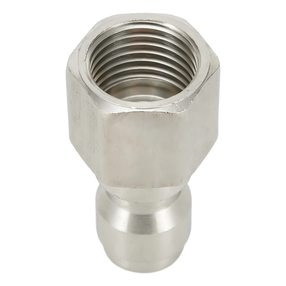 1pcs 1/4 Quick Connector High Pressure Cleaning Machine Connector Pressure Washer Coupling For Garden Joints Replacement Parts