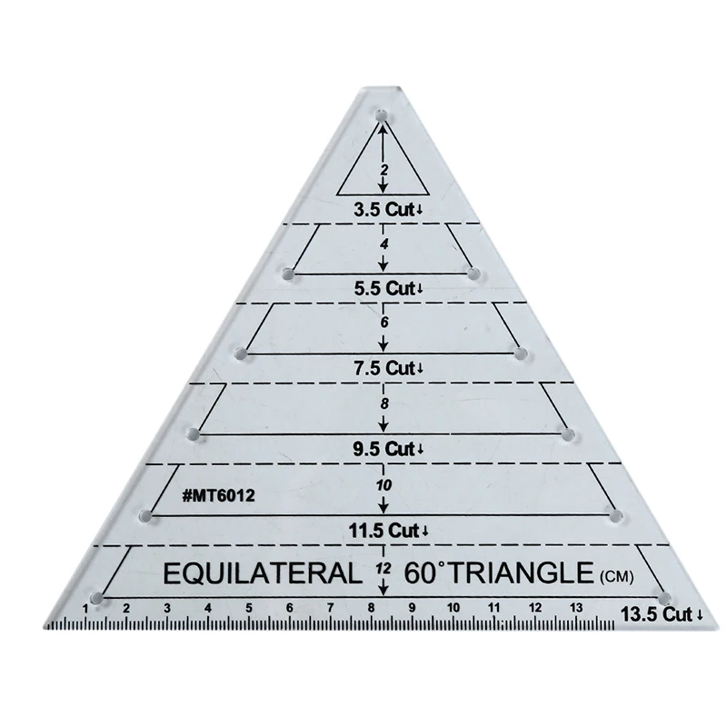 Patchwork Ruler Quilting Rule High Grade Transparent Acrylic Rulers Yardstick Cloth Cutting DIY Sewing Tools pcs 5