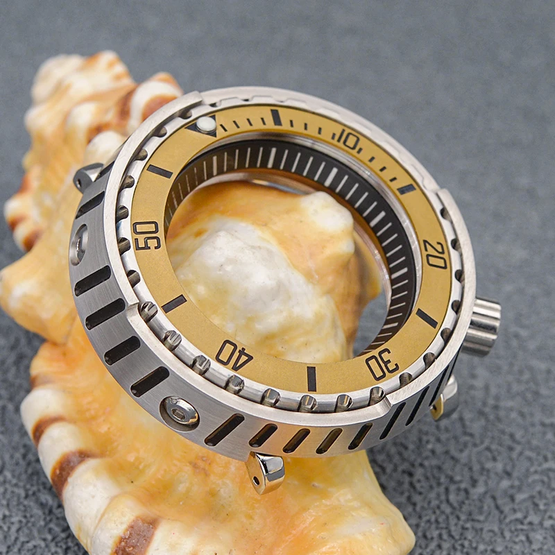 NH35 Case Tuna Canned Watch Cases Sapphire Glass Mechanical Watches 20ATM Waterproof for NH35 NH36 Movement Men Dive Watch Case
