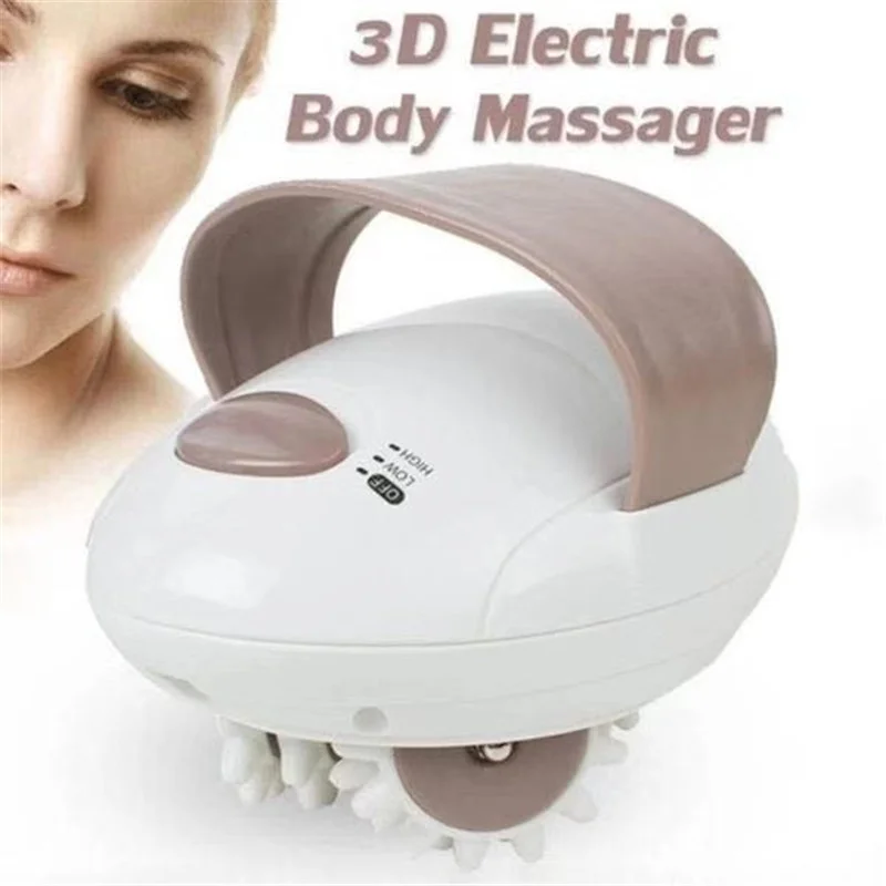 1PC Electric Body Massager Anti-cellulite Machine Weightloss Gear Roller Cellulite Massage Device Arm Leg Massager EU Plug