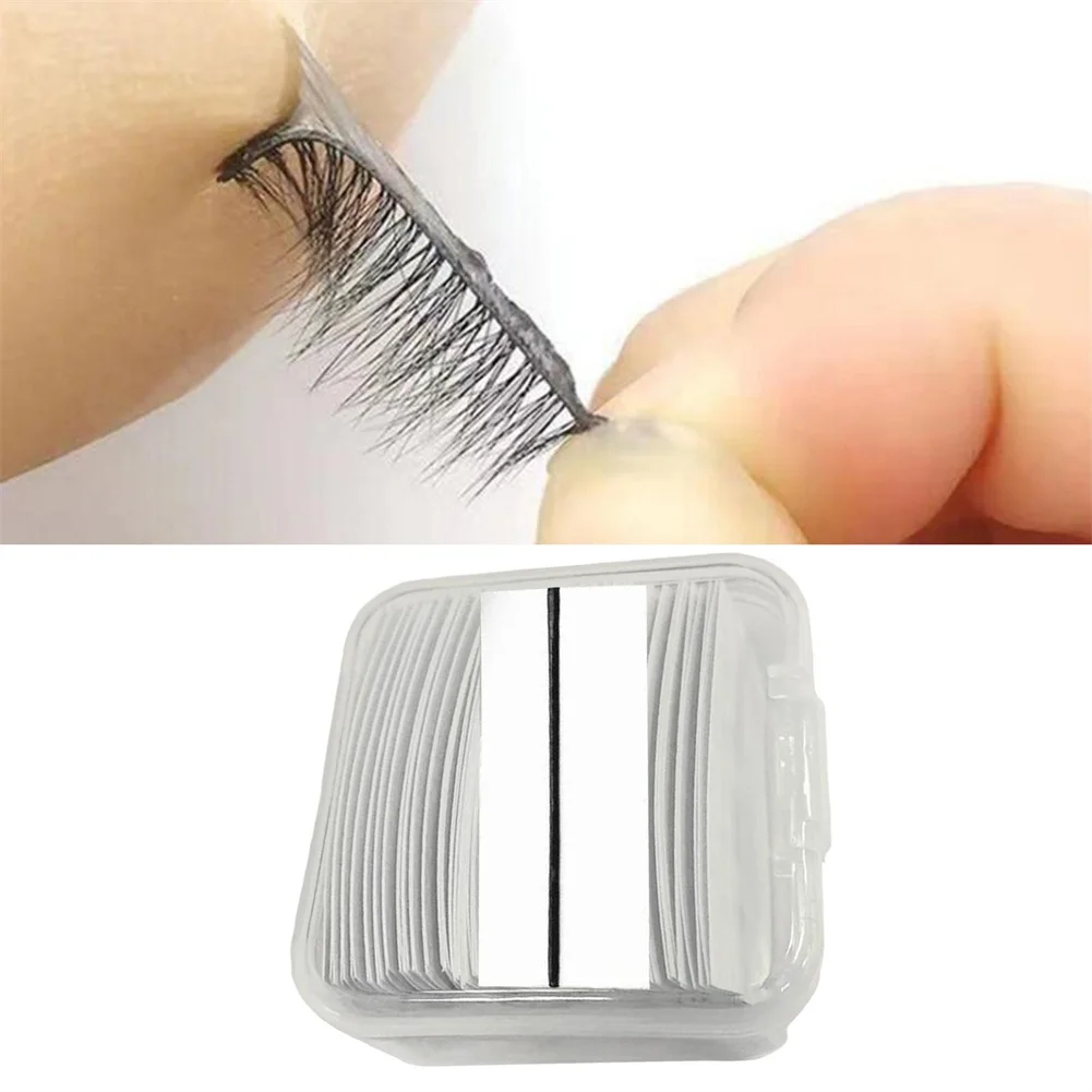 Self Adhesive False Eyelashes Hypoallergenic Reusable Strips Long Lasting Easy To Stick Natural Portable 5