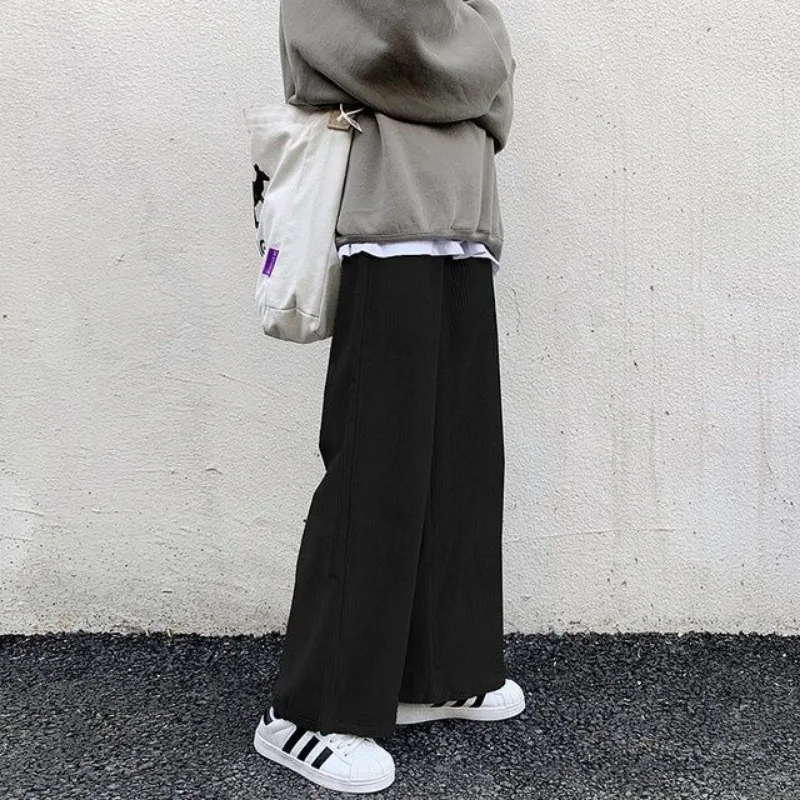 Deeptown Vintage Corduroy Pants Women Japanese Y2k Brown Sweatpants Loose Harajuku Pink Oversized Trousers Autumn Casual Korean