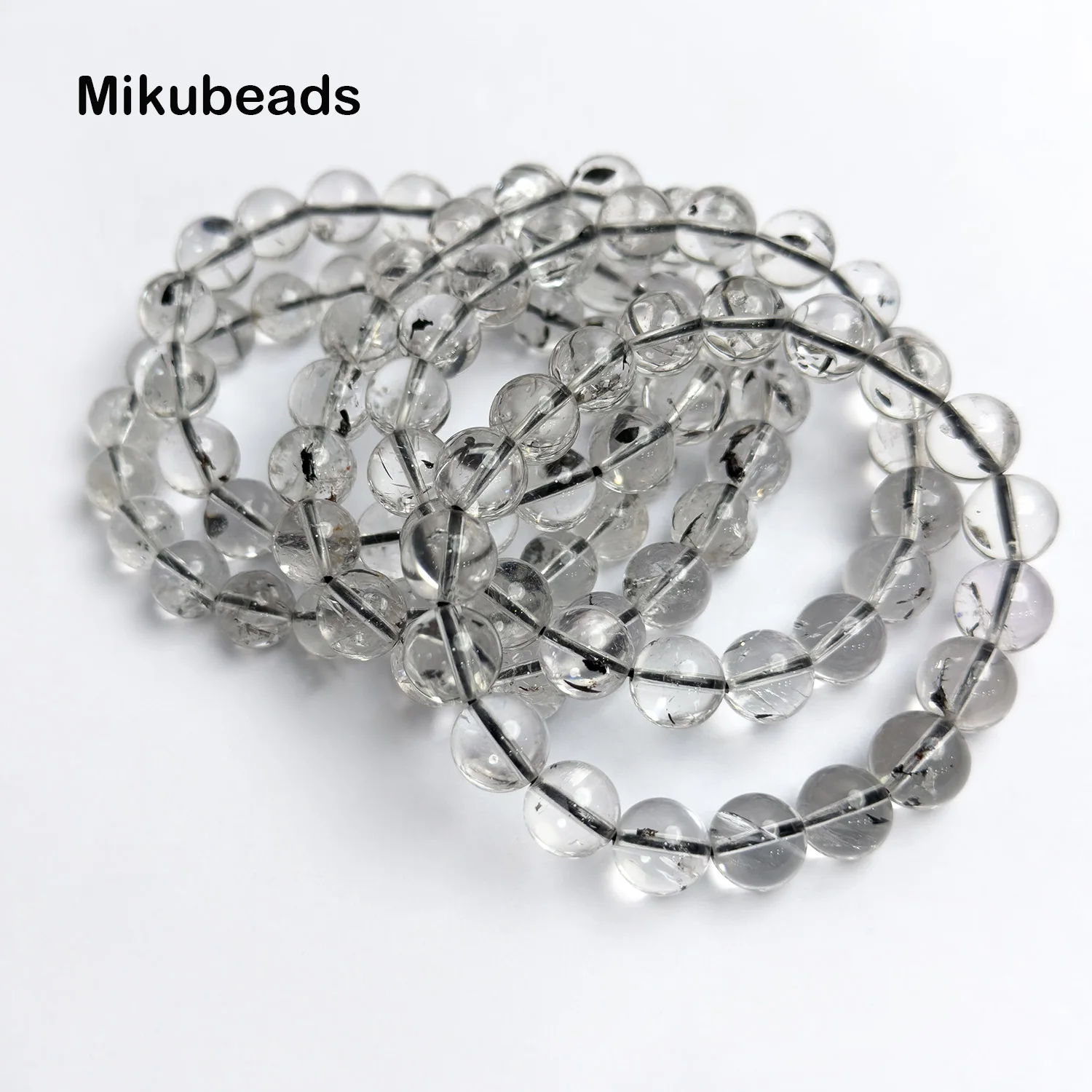 Wholesale Natural 7mm 8mm 9mm Herkimer Diamond Energy Quartz Smooth Round Loose Beads For Making Jewelry DIY Necklace Bracelet