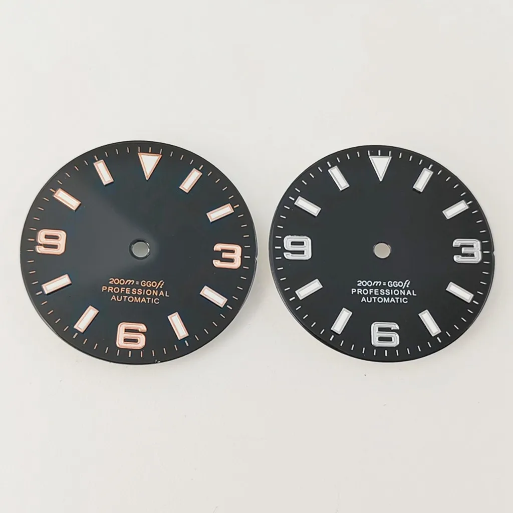 Sterile 29mm Watch Dial Luminous Black For NH35 NH36 ETA 2824 2836 Miyota 8215 8205 821A DG2813 3804 Movement Accessory Parts