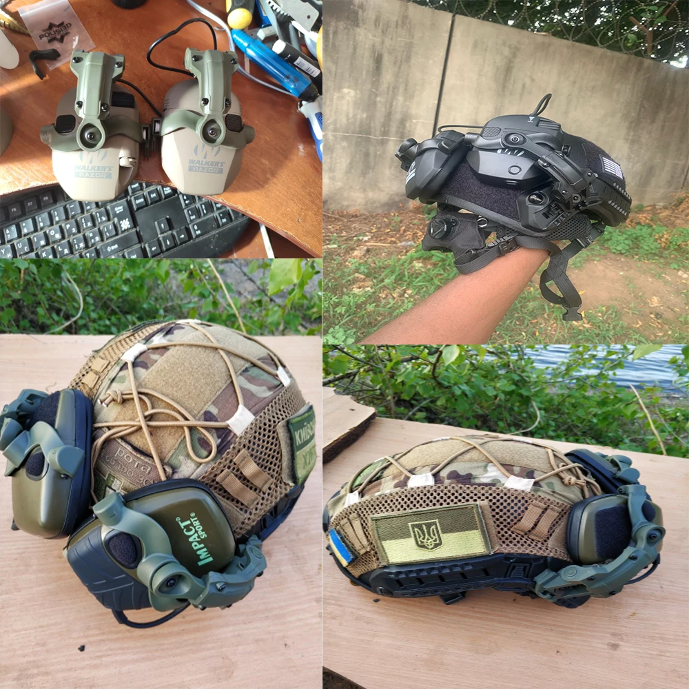 ARM NEXT Tactical Headset Military Hunting Shooting Noise Cancelling Headphones for FAST Helmet Wendy M-LOK ARC Headset