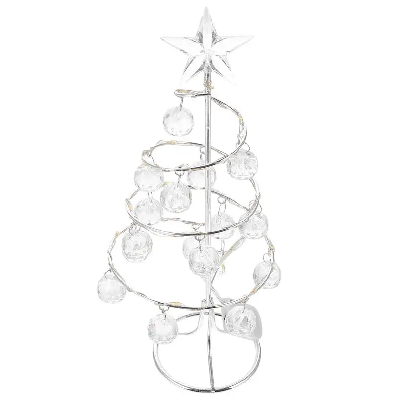 1 Pc Led Desktop Xmas Tree Prelit Helical Tabletop Tree Twig Tree Lights Spiral Christmas Tree Led Christmas Pine Trees