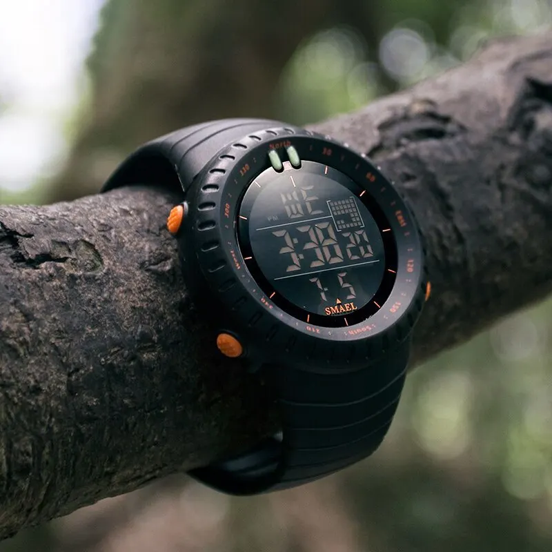 SMAEL Brand Men's Digital Watches 2023 Luxury Waterproof Modern Clock Male Date LED Chronograph Electronic Wristwatches 1237