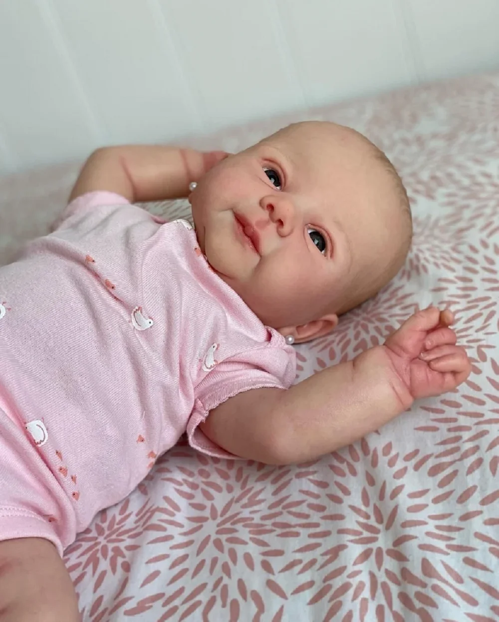 48cm Cuddly Juliette Bebe Reborn Girl Soft Touch Feeling Handmade Lifelike Real Art Reborn Dolls