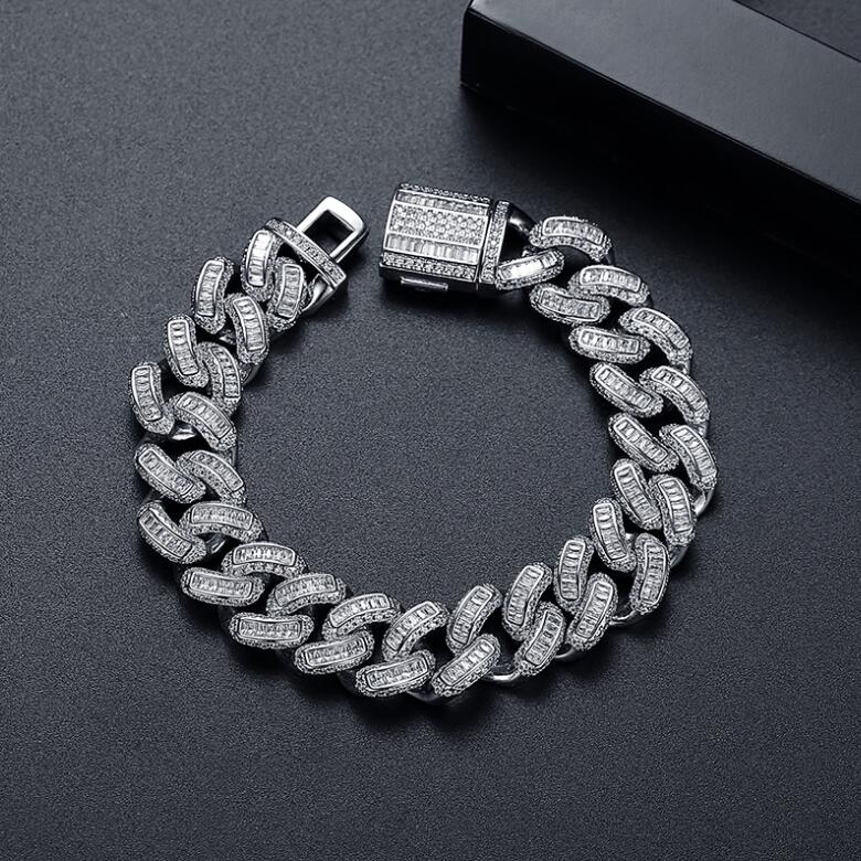 Gold Fill Wedding Bracelet with White Topaz & CZ Dias