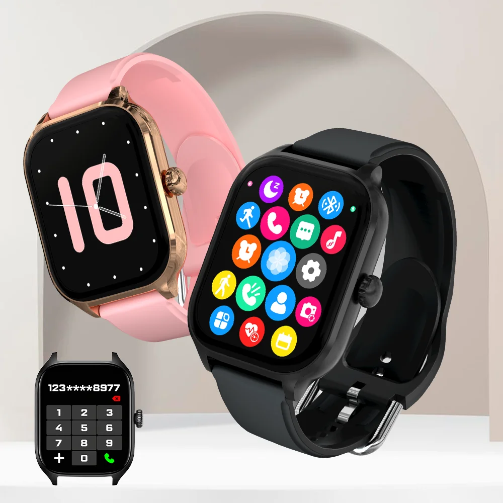 2024 Smart Watch Bluetooth Call Music Multiple Sports Mode Message Reminder Game Smartwatch For Men Women Android iOS Phones