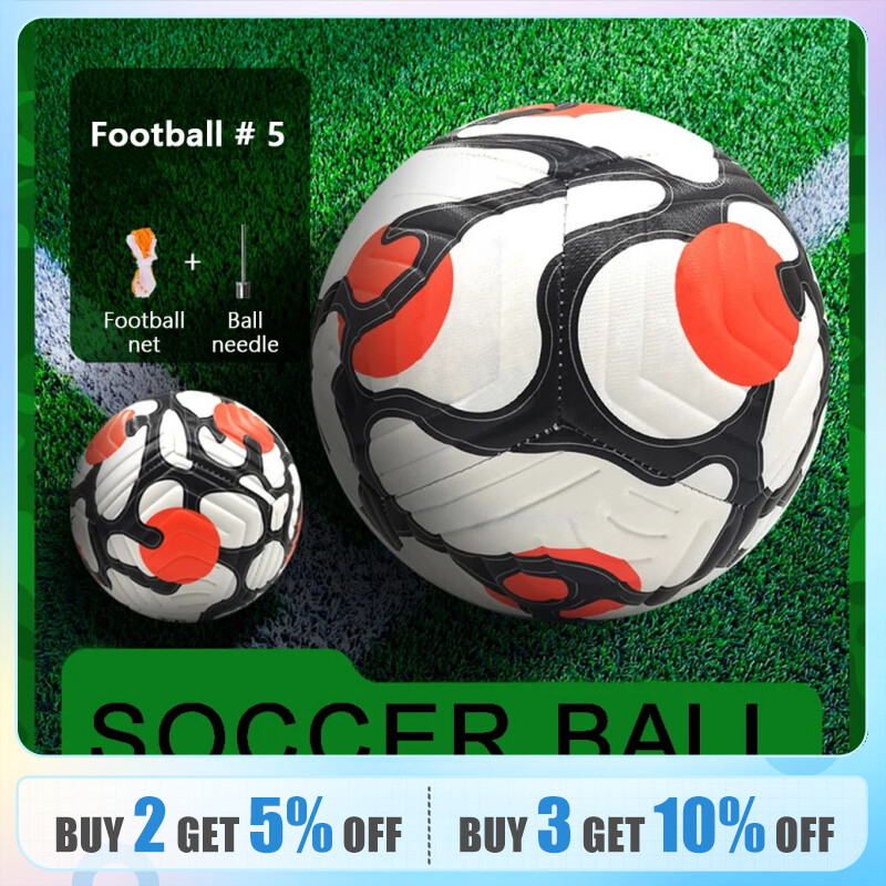 Soccer Ball PU Material Size 5 Size 4 Machine-stitched Balls Goal Outdoor Football Training Match League Child Men Futbol 1PC