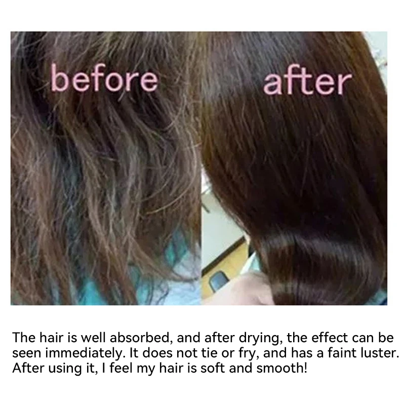 Anti Alopecia Hair Care Essential Oil Capsule Hair Mask Flexibility Smooth Keratin Complex Oil Repair Damage Essence Hair Mask