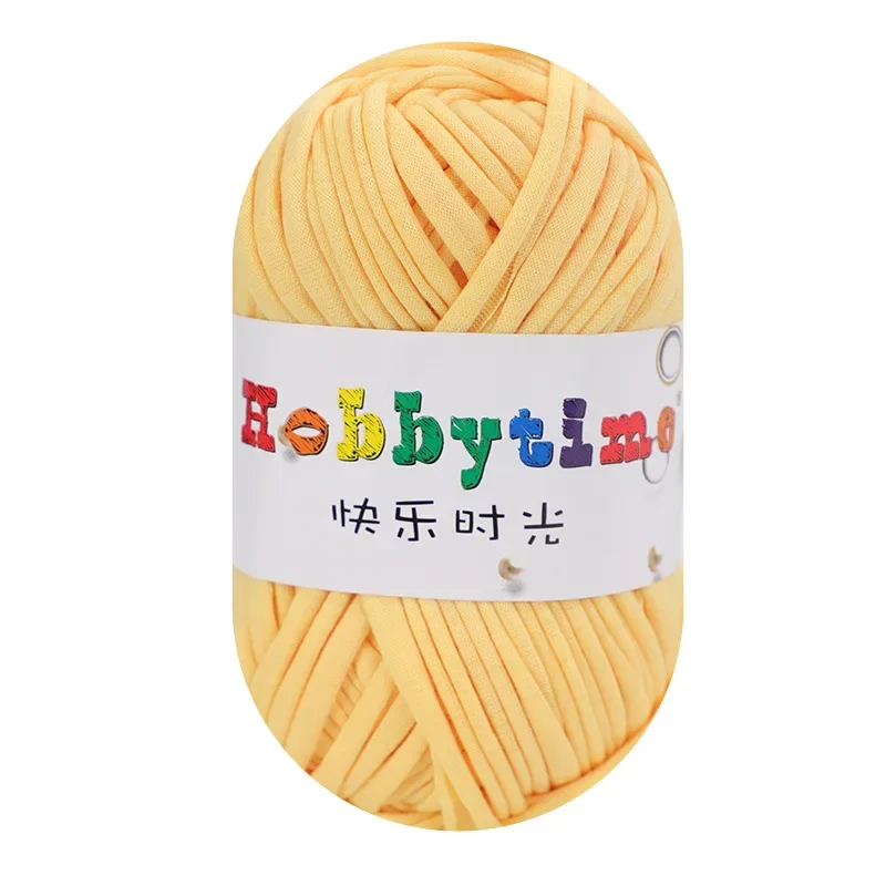 100G Chunky Terylene Yarn Crochet Kit for Knitting with Crochet Line and DIY Handmade Materia Slippers Crochet Knitting Tape