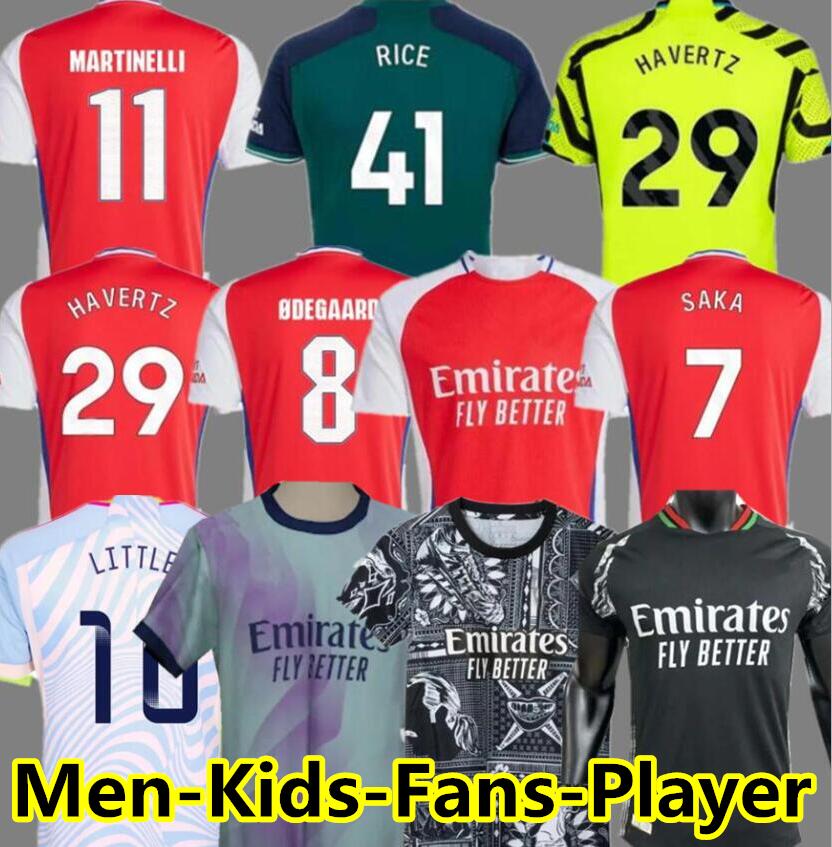 23 24 25 SMITH ROWE SAKA soccer jerseys MARTINELLI 2023 2024 football shirt ODEGAARD Nketiah G.JESUS ZINCHENKO SALIBA RICE HAVERTZ J.TIMBER Men Kids kit