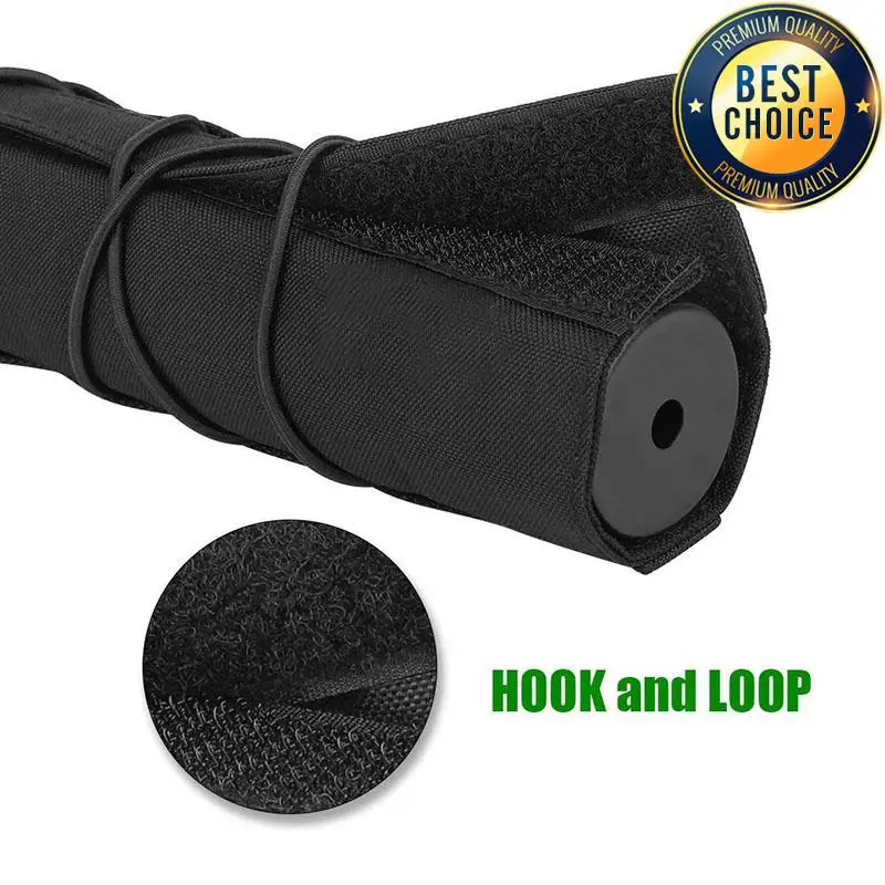 1000D Tactical Airsoft Suppressor Cover Sniper Airsoft Silencer Protector Cover Case Military Camouflage for Hunting Shooting