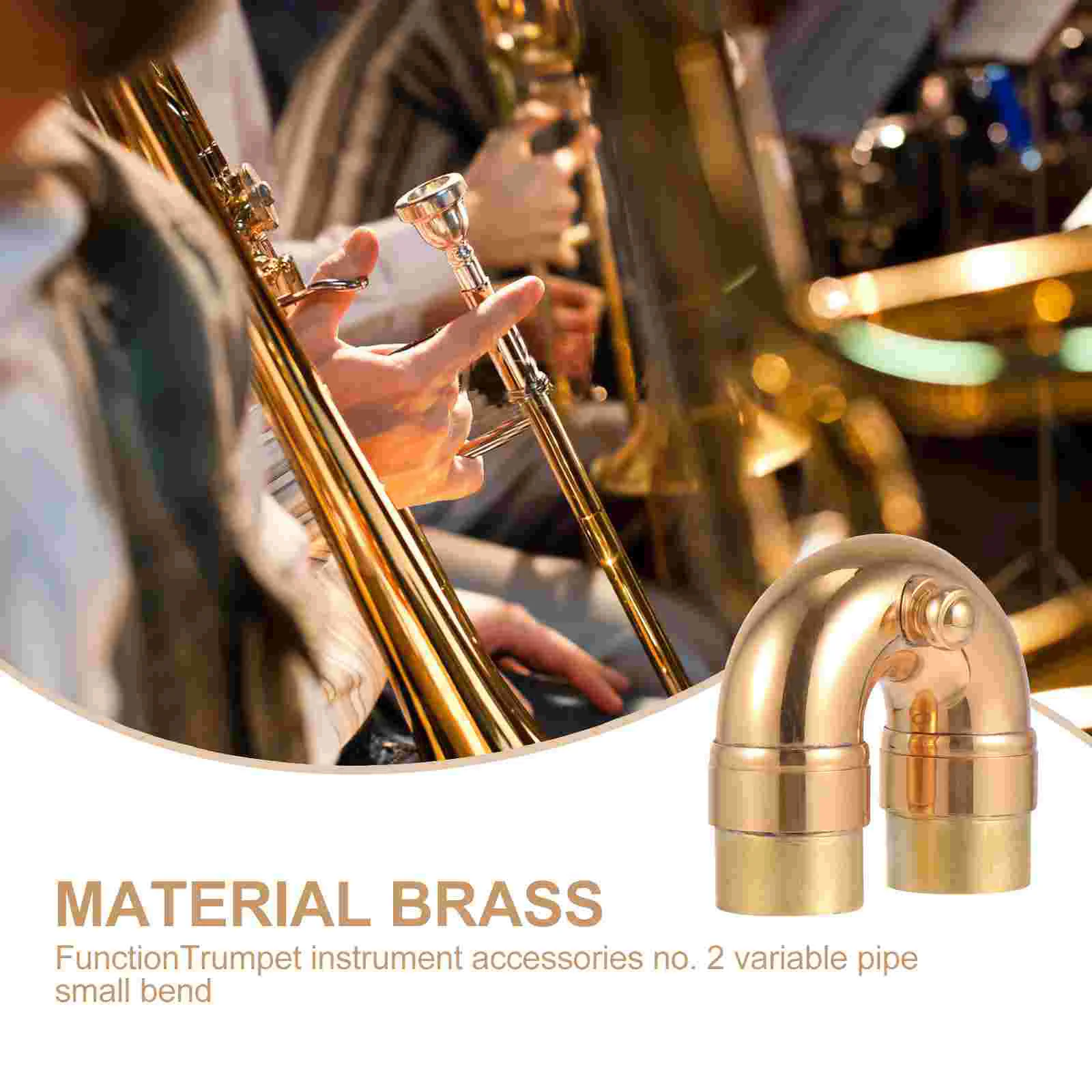 Replace Trumpet Muffler Accessories Saxophone Elbow Bend Neck Brass Musical Instrument Part