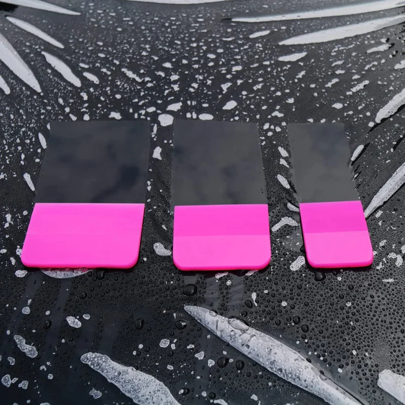 Car PPF Squeegee Kit 5 in 1 Anti-Scratch TPU Rubber Squeegee for Vinyl Wrap Tint Squeegee Water Blade Scraper Window Tint Tools