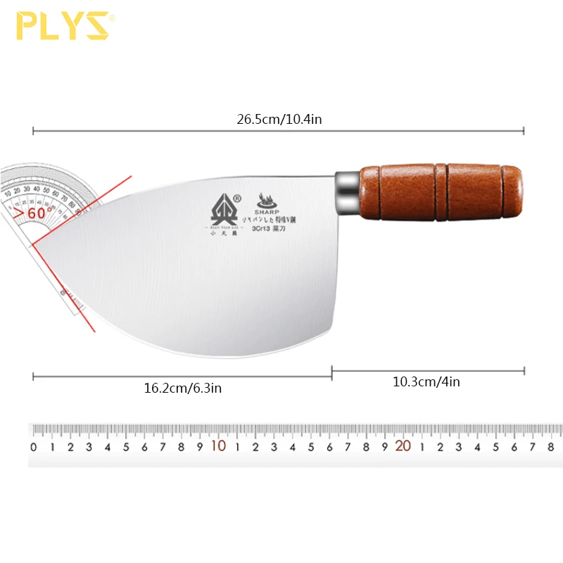 PLYS - Vegetable knife fish knife thickening cut fish back slice fish knife cut fish chopped fish head knife
