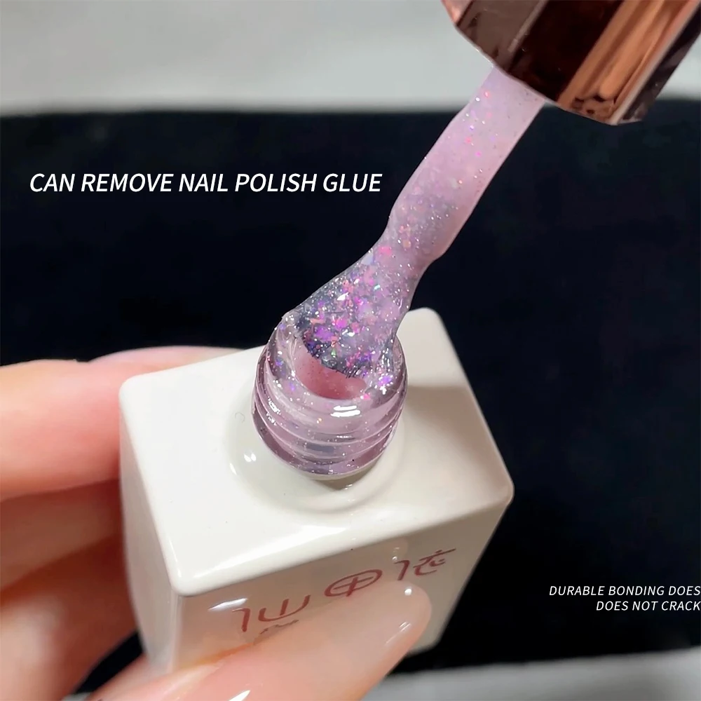 15ml Professional Aurora Opal Gel Polish UV LED Soak Off Opal Glitter Nail Gel 6 Colors Semi Permanent Varnish Glue Nail Art Gel