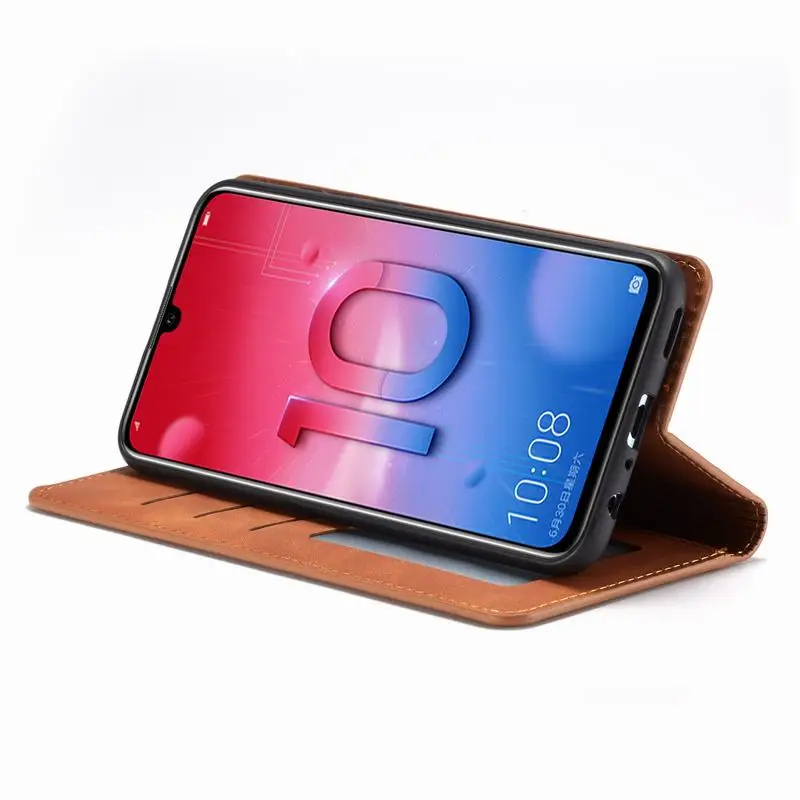 Case For Leather Wallet Honor 10 Lite 10i 20i Magnetic Flip Silicone Cover For Honor 10i 20E Cover Case smile