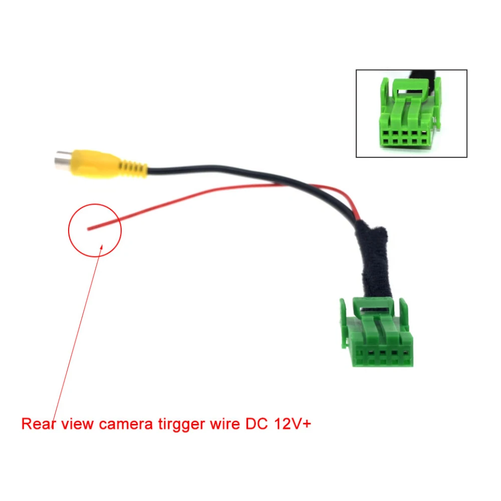 Car Radio Camera Parking Rear Video RCA Reverse Convert Adapter Cable new For Suzuki Vitara Escudo Jimny 2015~2019 2025 Android Player