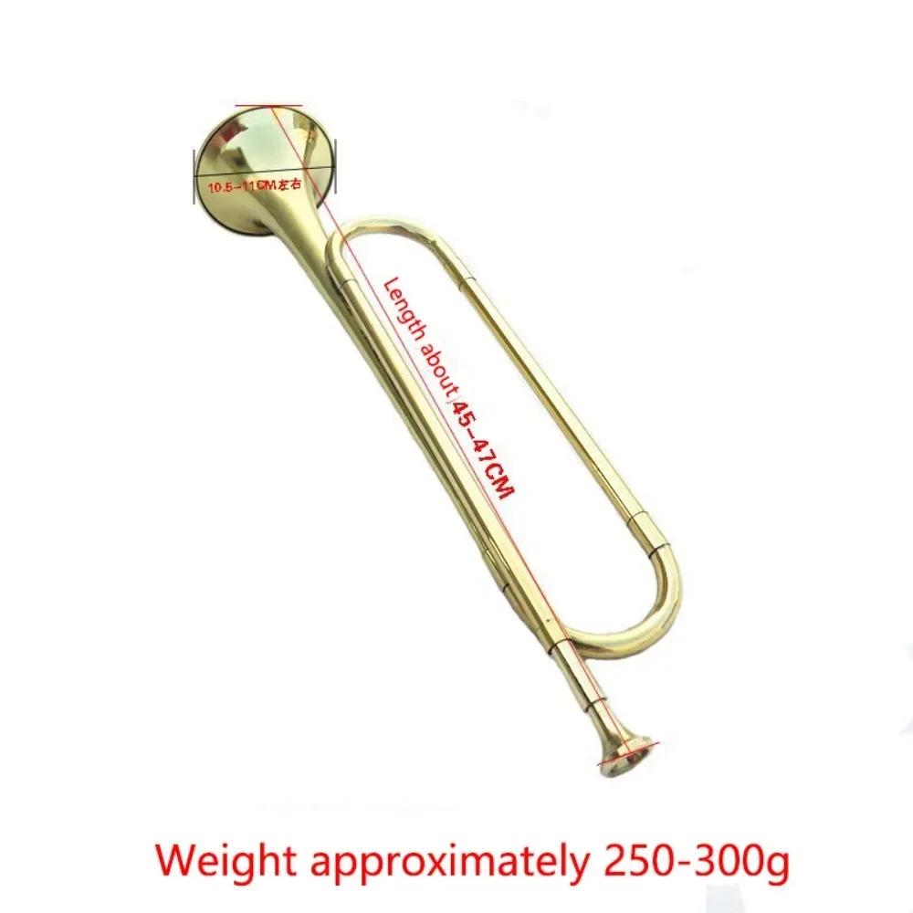 Trumpet Drum Horn Team Military Music Horn Trumpet Accessories Bugle Musical Instruments Professional French Horn
