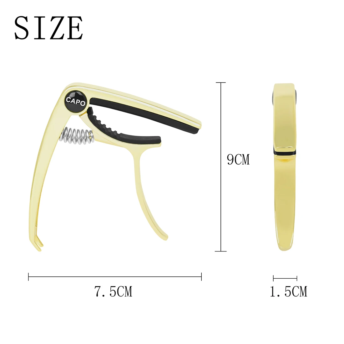 Aluminum Professional Guitar Capo Alloy Guitar Tuner Clamp for Electric / Classical / Acoustic Guitar /Ukulele Accessories smile / / /Ukulele