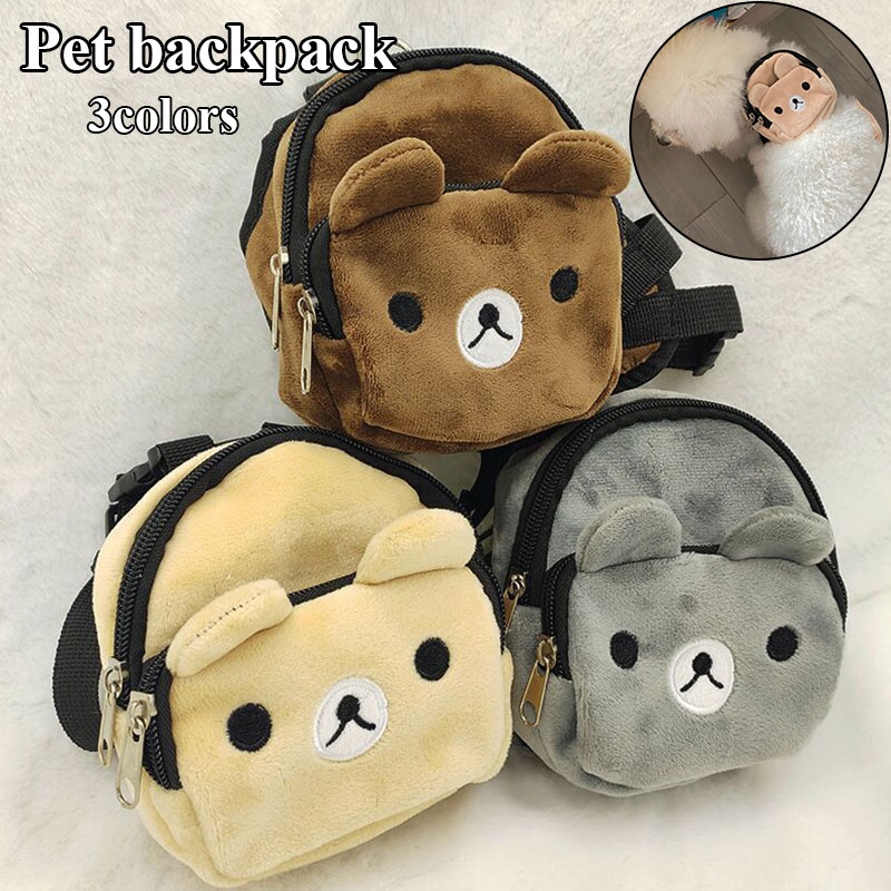Large-capacity Dog Backpack For Small Medium Dogs Bag Cute Chihuahua Puppy School Bag Pet Snack Bag Perros Dog Accessories Chien