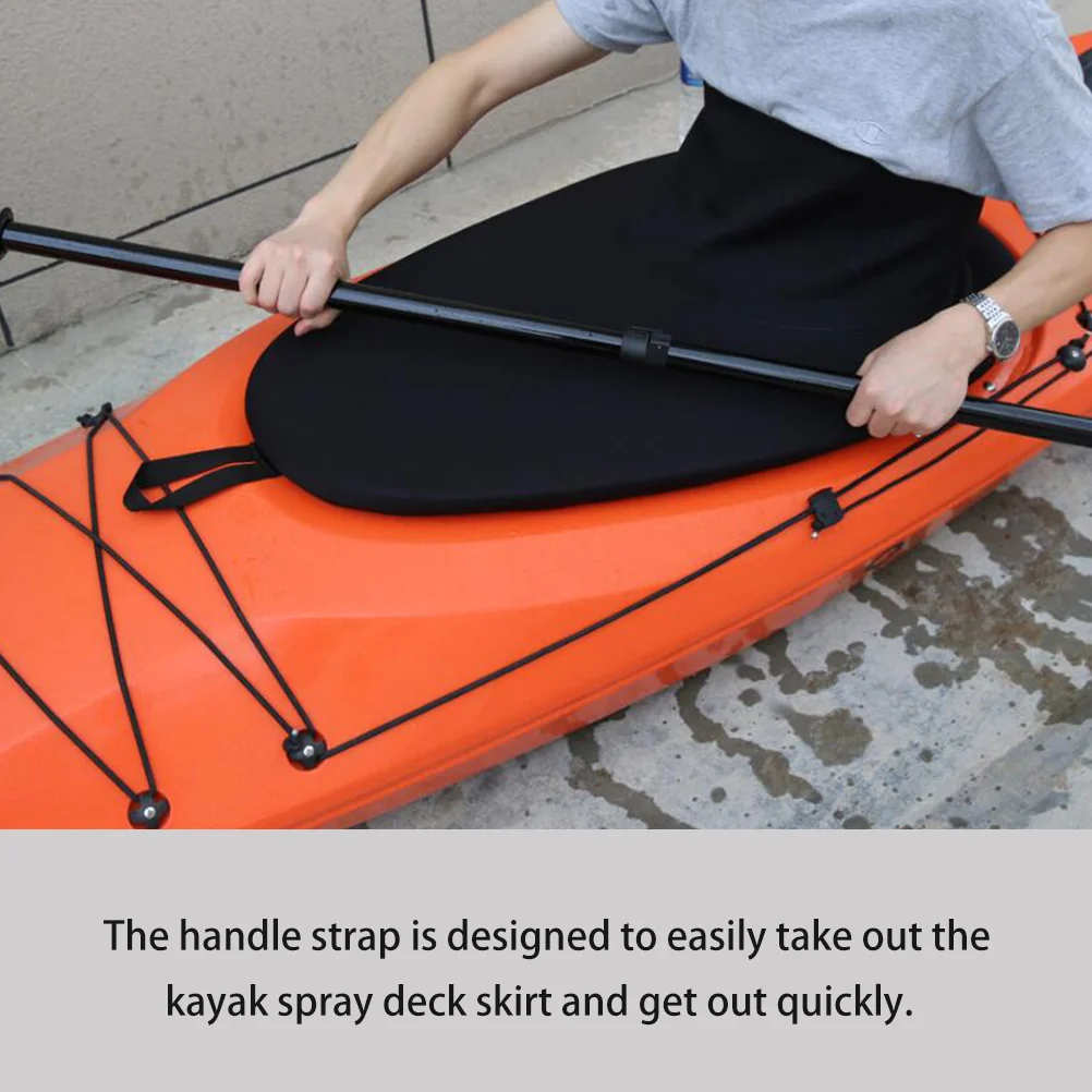 Sprayskirt Deck Kayak Kayak Skirt Waterproof Kayak Skirts for Water Sports Deck Surf Accessories smile