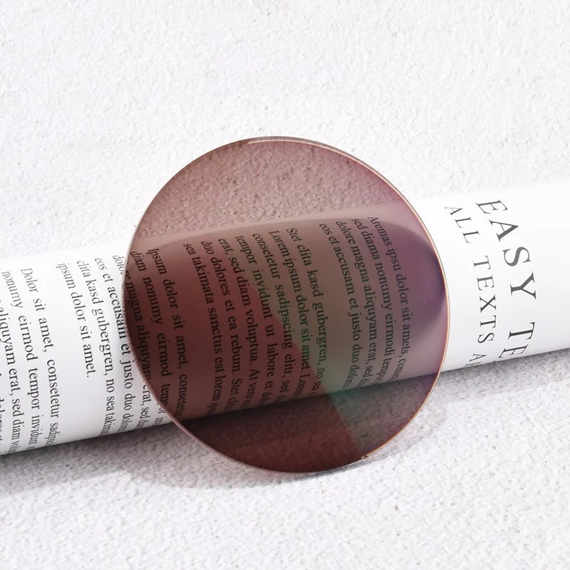 1.56 Index Pochromic Lens Change from Pink to Blue Purple to Orange Yellow Brown Green Color Transition Eyeglass Lenses 240514