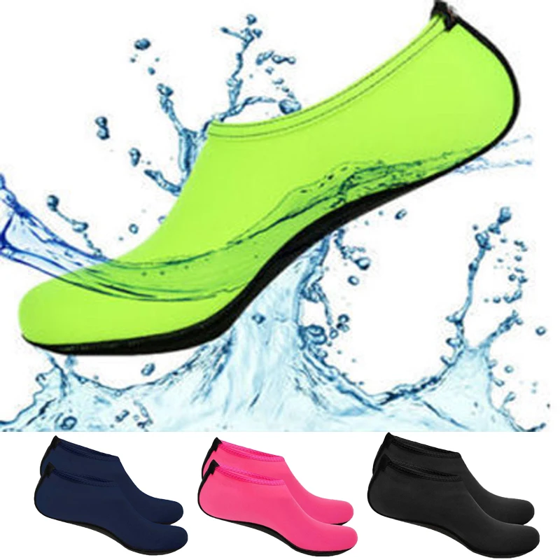 Coral Shoes Socks Diving Water Shoes Quick-Dry Non-slip Snorkeling Socks Swim Socks Surf Beach Socks Neoprene Bottom Swimm Shoes smile