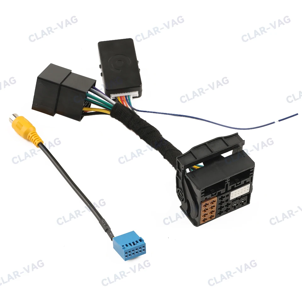For VW Golf 6 Jetta 5 Passat Polo new Only For DS RCD360 MIB Radio Plug 2025 with CANBUS Decoder Simulator Plug and Play Radio Adapter
