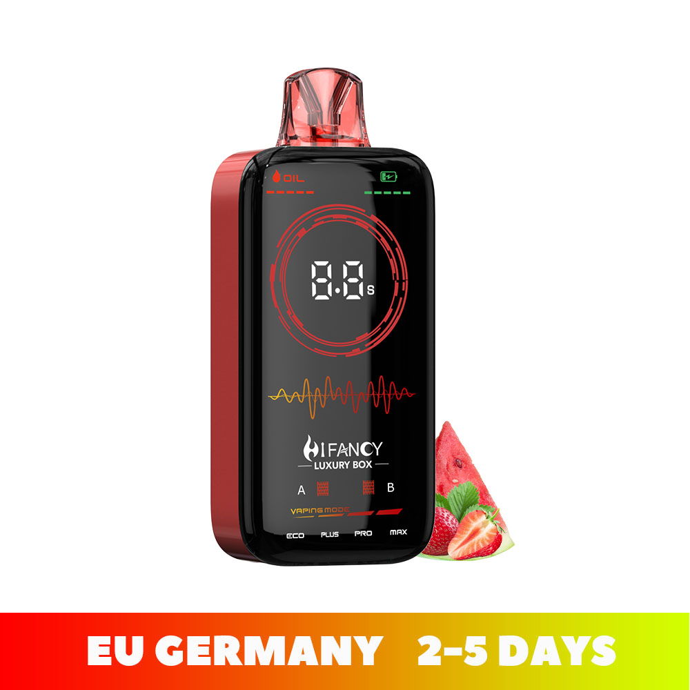 Hifancy Luxury Box 18000 puffs vape disposable e citarettes vape pen pods MESH COIL 50MG 650Mah rechargeable battery prefilled disposables cartridge vapers puff