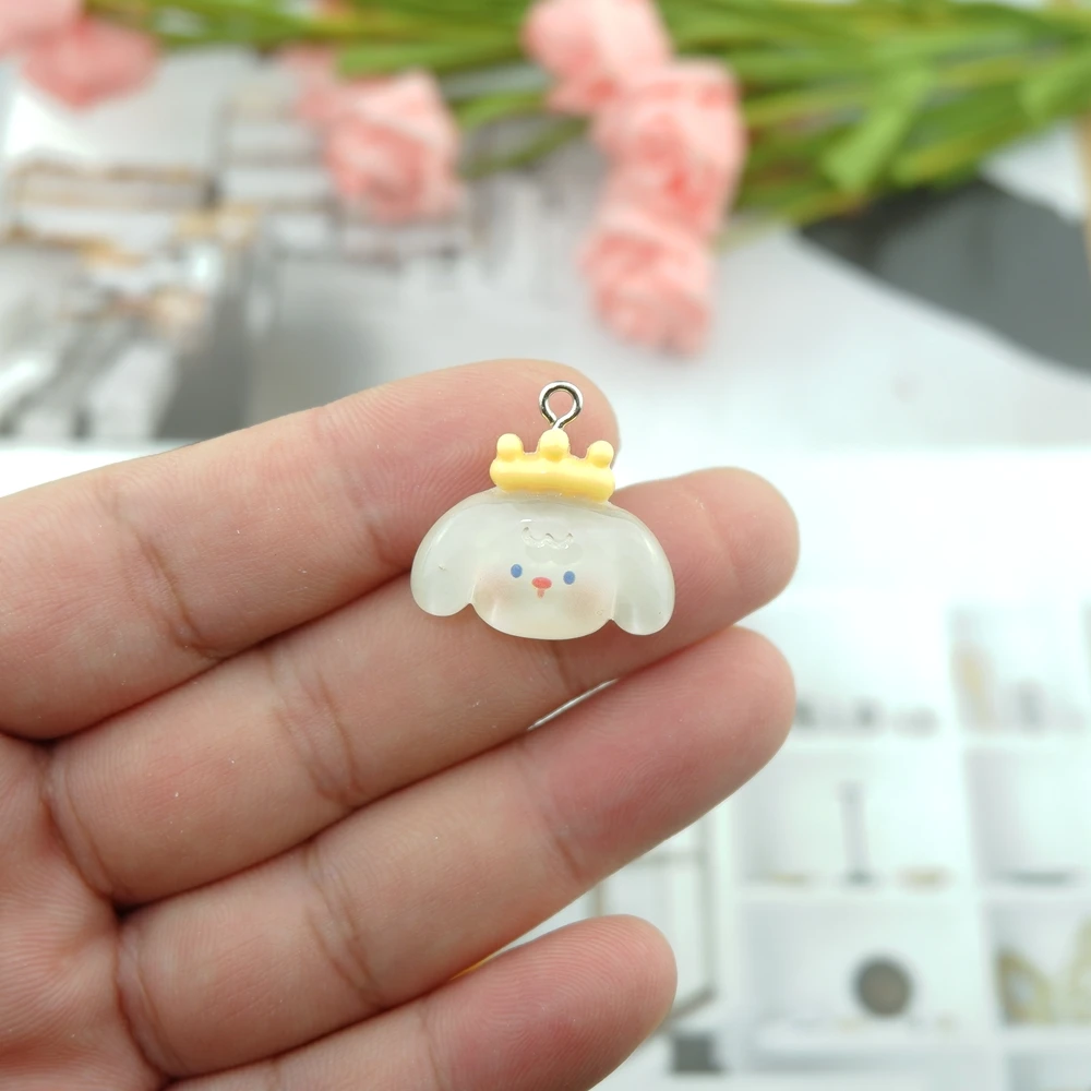 Bear Cat Mushroom Heart Charms for Jewelry Making Diy Earring Bracelet Bow Pendant Accessories Findings Bulk Wholesale