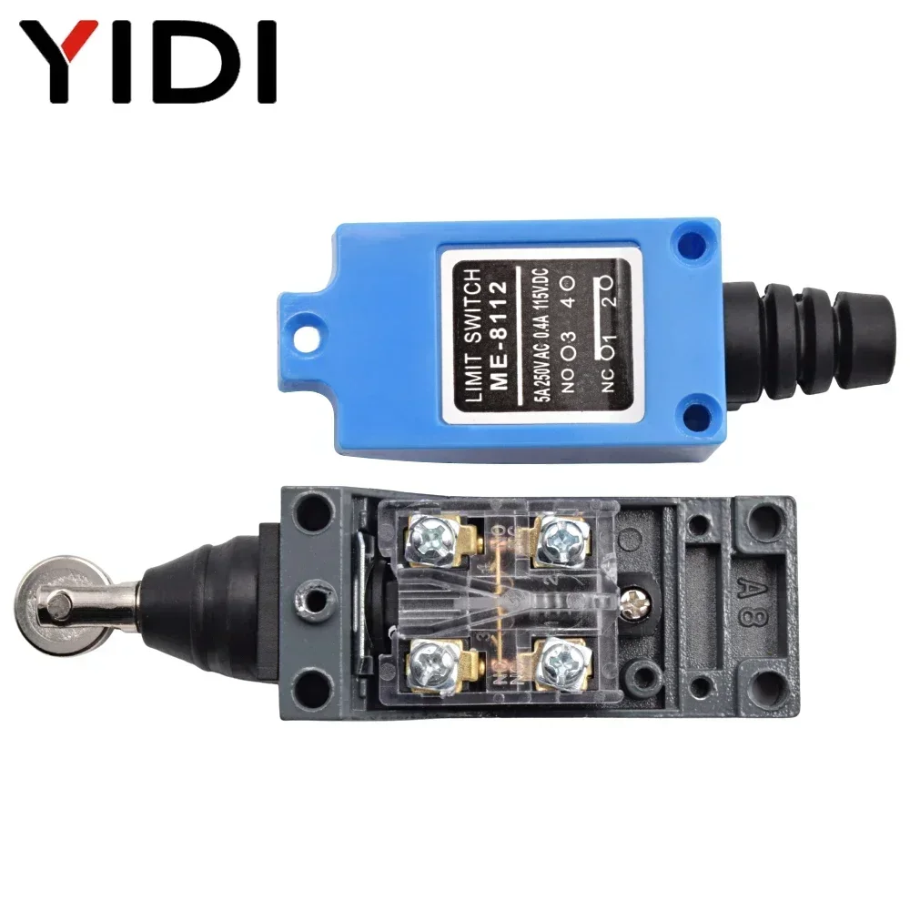 ME 8108 8111 8122 9101 Waterproof CNC Momentary Limit Switch 5A/220V Rotary Roller Lever Sealed Industrial Machine Limit Switch