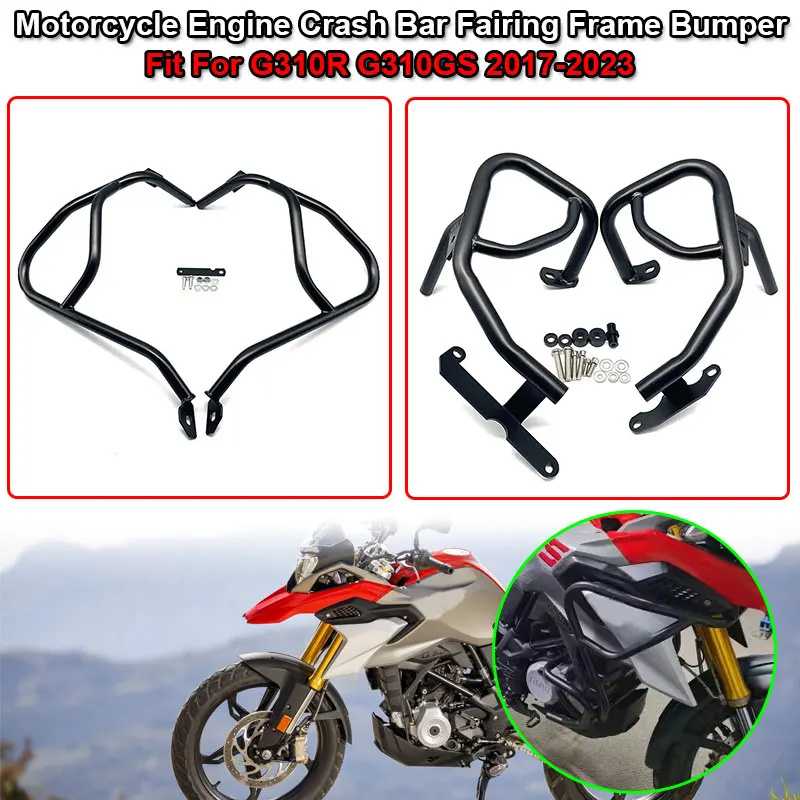Fit For BMW G 310 GS/R G310GS G310R G 310GS 2017-2023 Motorcycle Engine Guard Crash Bar Tank Bumper Fairing Frame Protector Bars