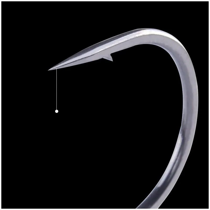 BKK 9050NP Jigheads Drum Head Fishing Hooks 10-15PCS Fishhooks Fishing Anti-drop Barb Hooks for Soft Silicone Bait For Bass