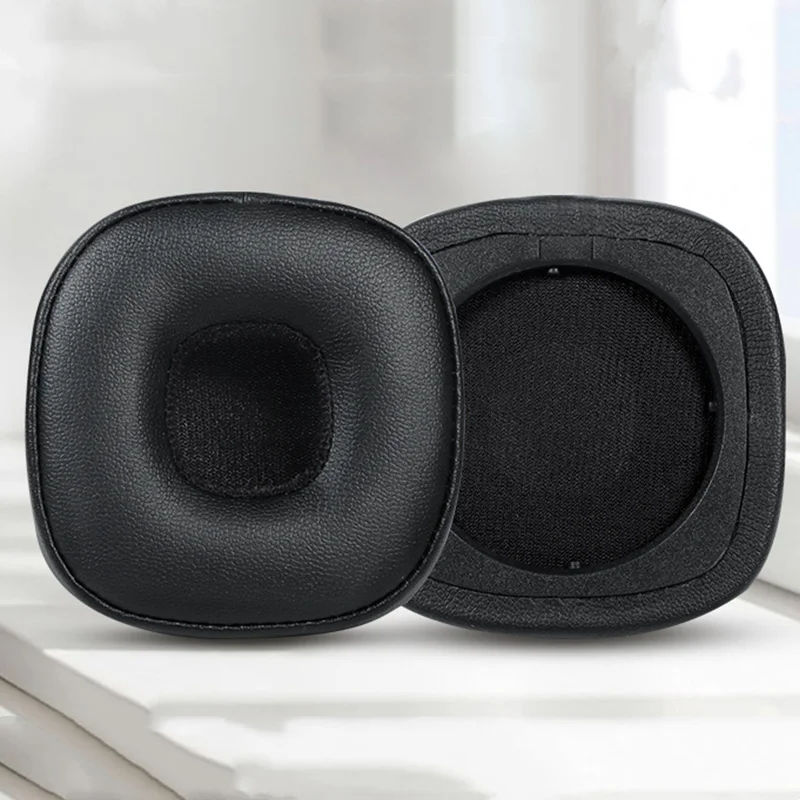 Pair Of Earpads For Marshall Mor IV Bluetooth Headphone Ear Pads Cushions For Mor 4 Soft Protein Leather Memory Foam Sponge smile