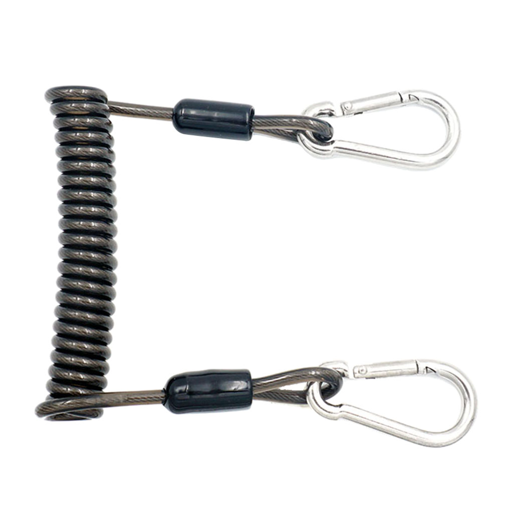 Professional Diving MagiDeal Spiral Spring Coil Lanyard Safety Emergency Tool for Outdoor Climbing Underwater Photography smile