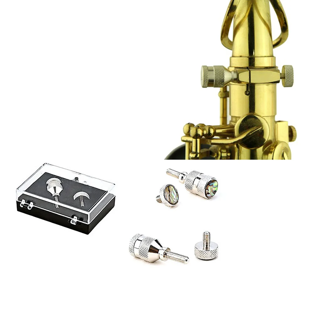 Alto Sax Neck Tenor Saxophone Neck Tightening Screws Steel Woodwind Instruments Replacement Accessories for Professional Players smile