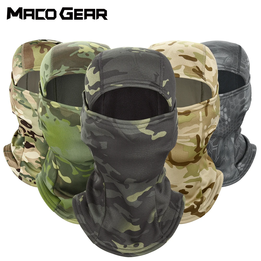 Full Mask Winter Face Balaclava Camouflage Cycling ddmysmile Running Bicycle Scarf Ski Climbing Bike Hunting Snowboard Men Women Smile