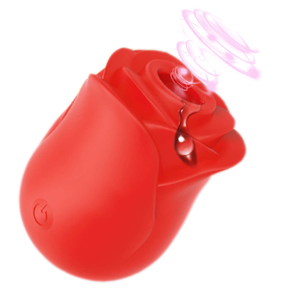 Function 2 Tongue Lick Vibrator Sucker Vibrator for Women Nipple Sucker Oral Licking Clitoris Stimulation Rose Like Sex Toys ing