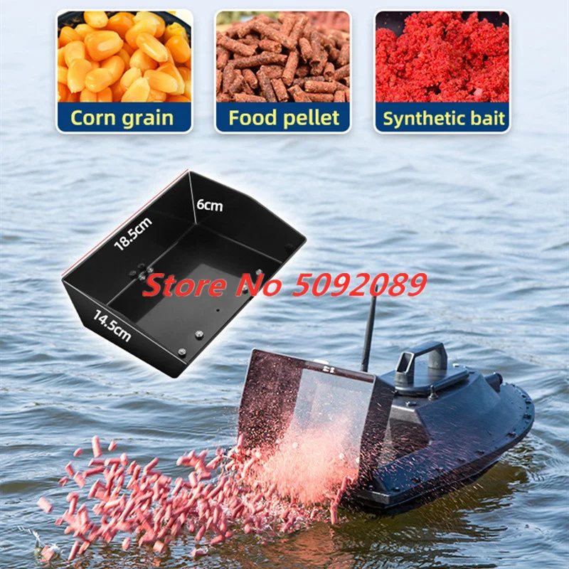 Smart Loading 600M 2.5KG Fixed Speed Cruise RC Fishing Bait Boat Unhooker 3 Speed Adjustable High Speed Nesting Vessel Fish Boat smile